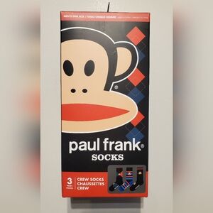 NIB - Paul Frank 3-pk Graphic Crew Socks